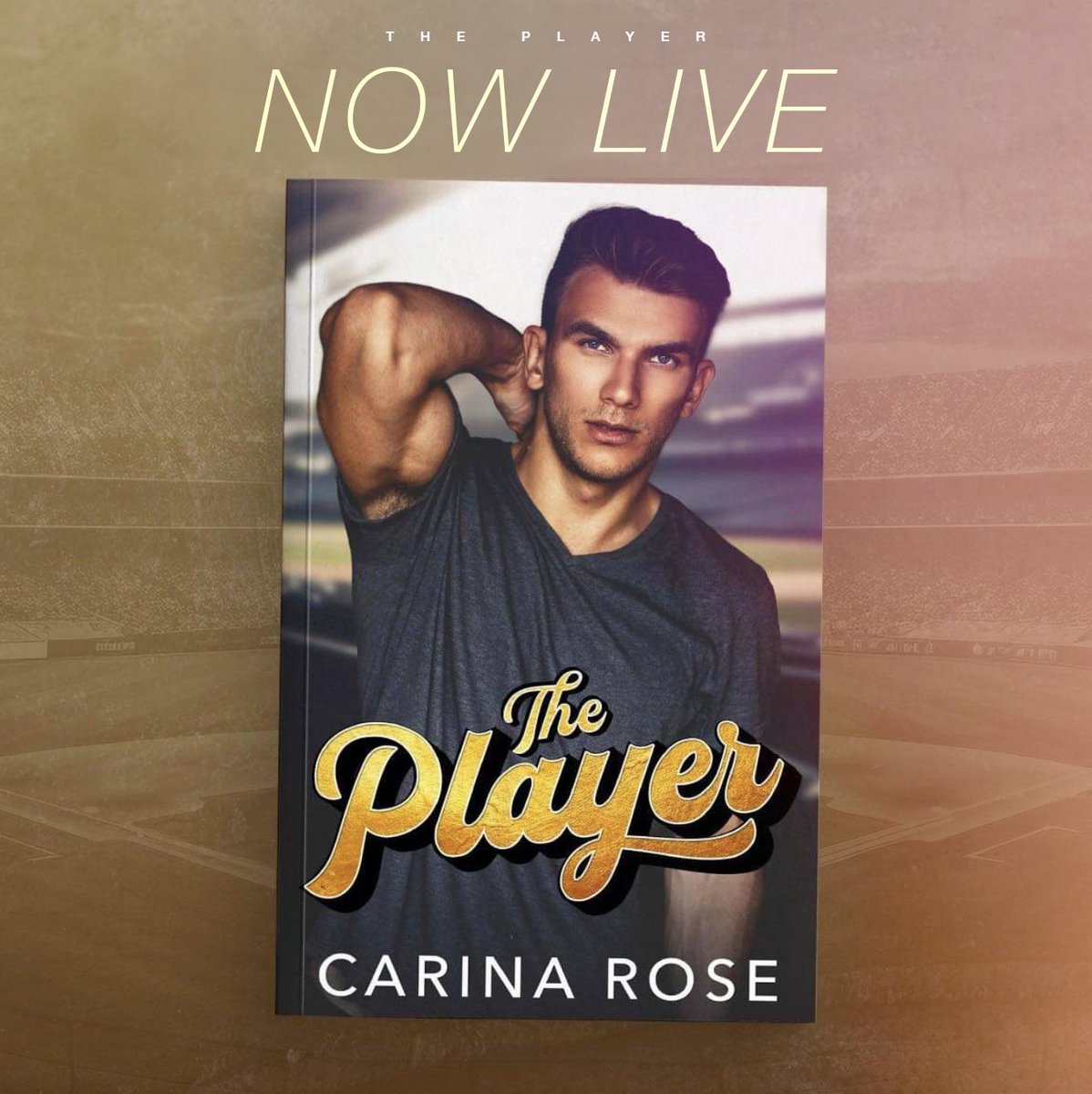 ⚾  ℍ𝕆𝕋 ℕ𝔼𝕎 ℝ𝔼𝕃𝔼𝔸𝕊𝔼 ⚾
T𝐡e P𝐥a𝐲e𝐫 by Carina Rose is LIVE!
Don’t miss this all new steamy sports romance!

#Oneclick today!
➜ books2read.com/u/bp1DrJ

@wordsmithpublic  @CarinaRoseBooks