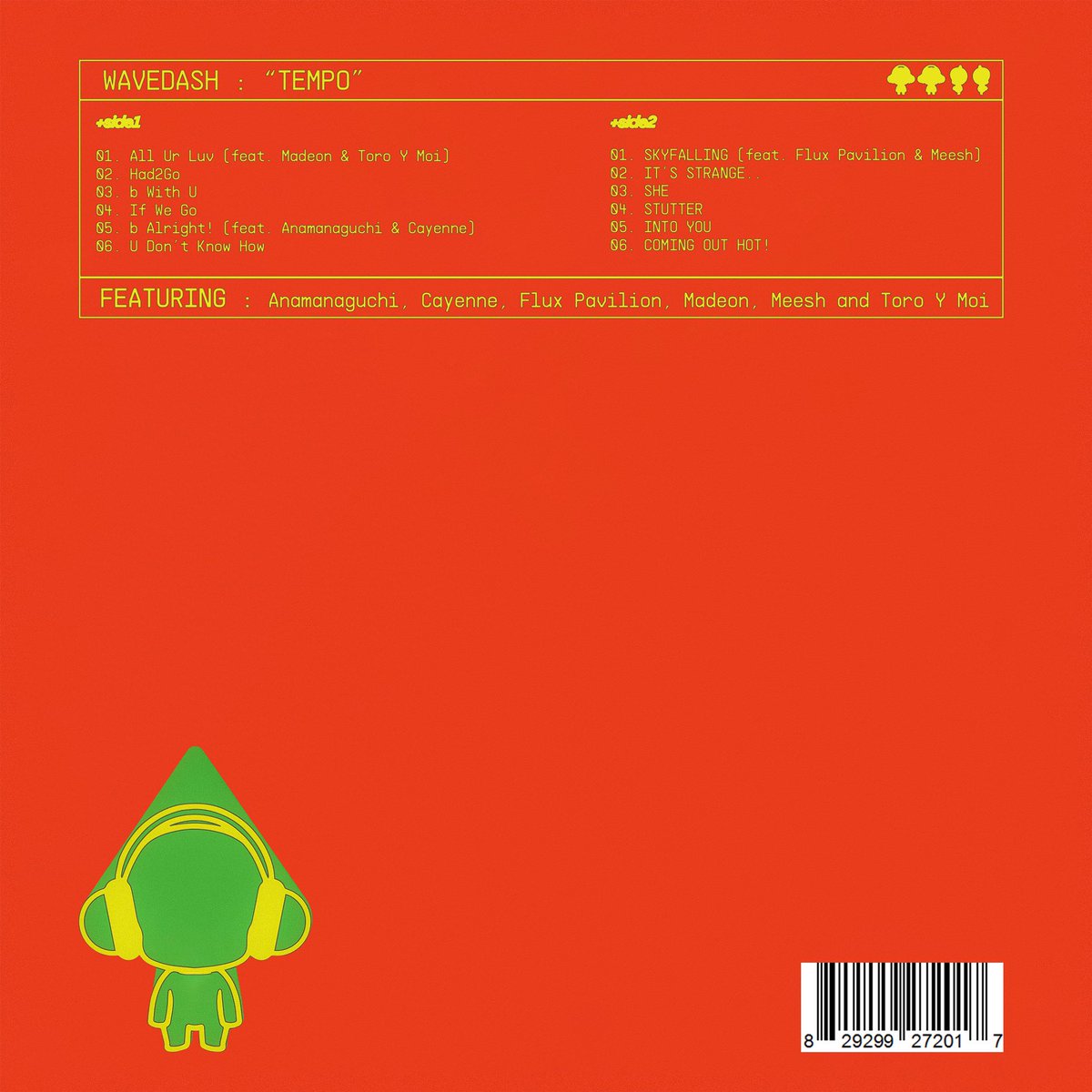 Tempo ,. Cover and Tracklist:

b Alright! out this Friday :)
wavedash.ffm.to/tempo