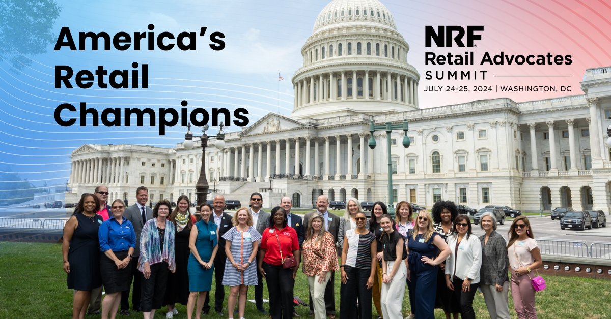 Attention all small retailers! Are you a retail champion? Apply now for the 2024 NRF’s America’s Retail Champions program, sponsored by @Affirm, to win a FREE trip to Washington, D.C. Deadline: Friday, May 3. bit.ly/3vCA8Dp