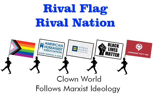 From changing word meanings, to national anthems, and now flags to rally behind, marxism is on the move. Wake up Christian. All of these flags support Biden. youtu.be/qRmxtOAqMd4?si…