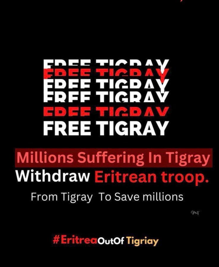 Day 1262 of the #TigrayGenocide: The situation in #Tigray is deeply concerning, and the displacement of millions of #Tigrayans, especially due to #TigrayEthnicCleansing, is a tragedy. #FreeAllTigray #EritreaOutOfTigray