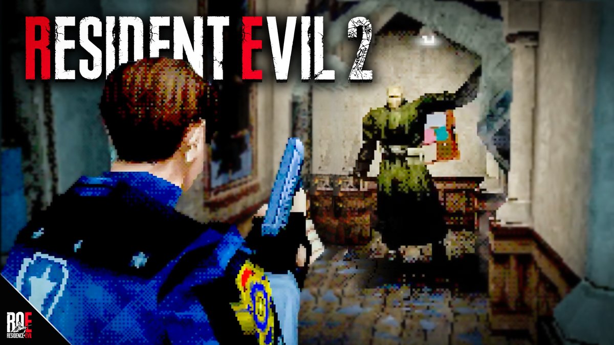 RESIDENT EVIL 2 REMAKE, But With PS1 GRAPHICS WATCH: youtu.be/J22gOEpDIzQ?si… #ResidentEvil #ResidentEvil2 #RE2