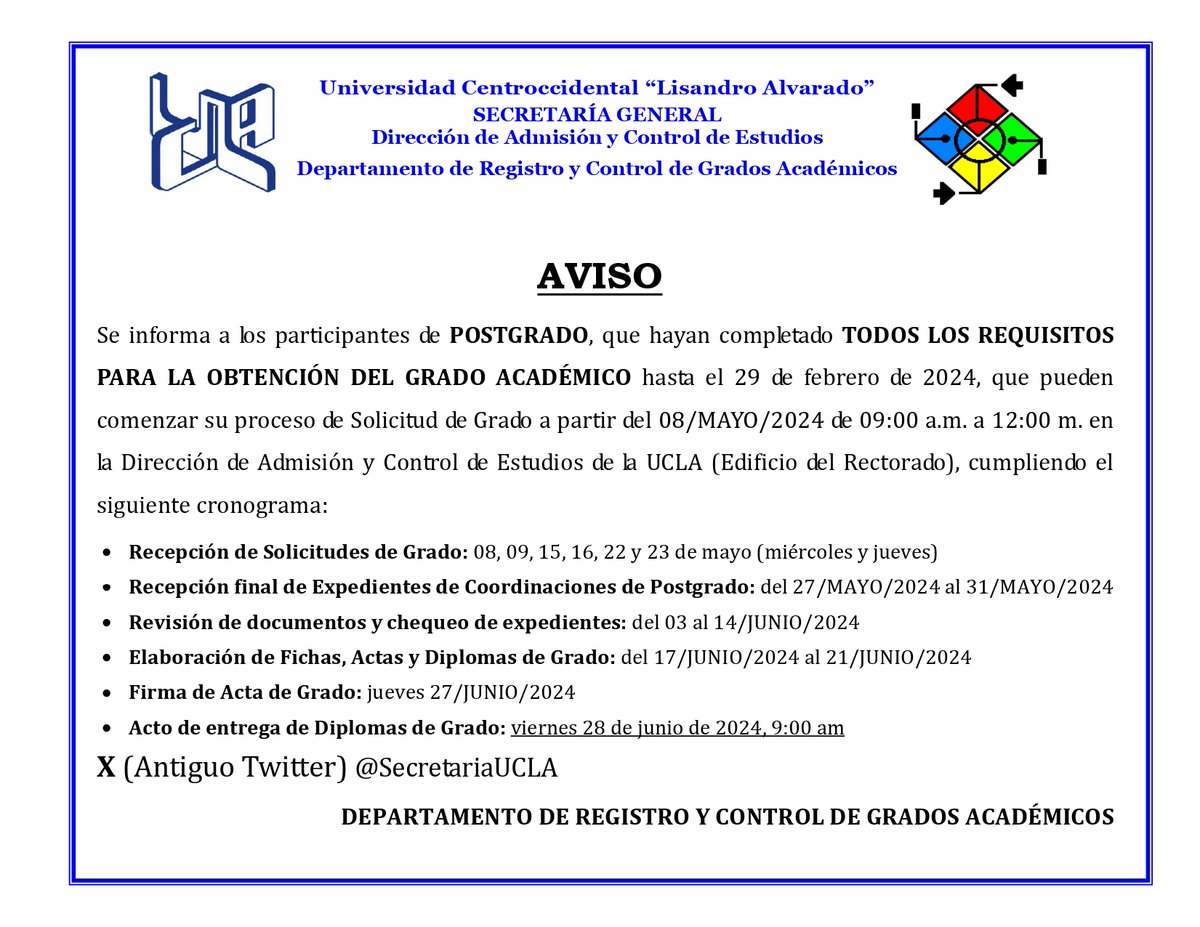 SecretaríaUCLA tweet media