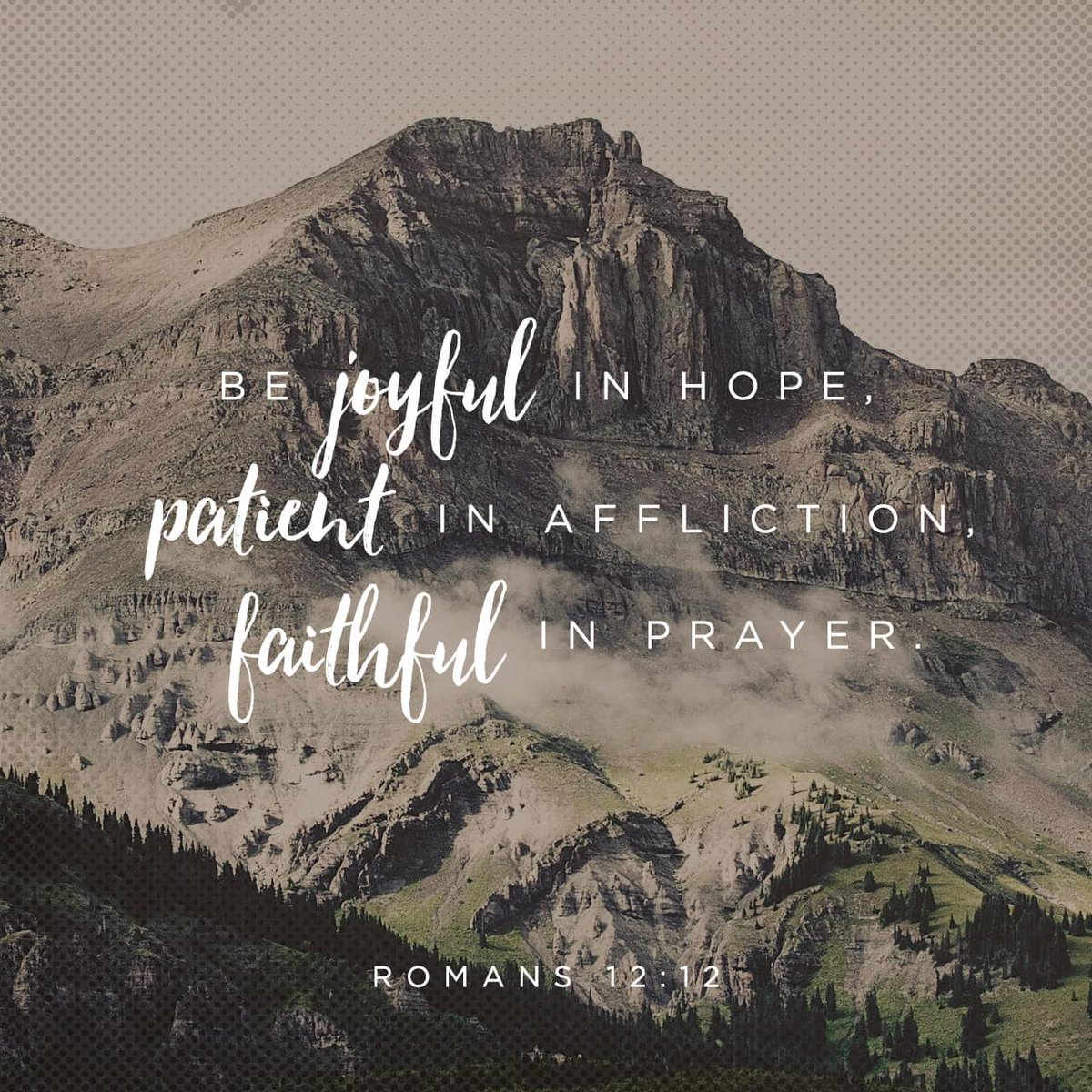 Now may the God of hope fill you with all joy and peace in believing, that you may abound in hope by the power of the Holy Spirit. Romans 15:13