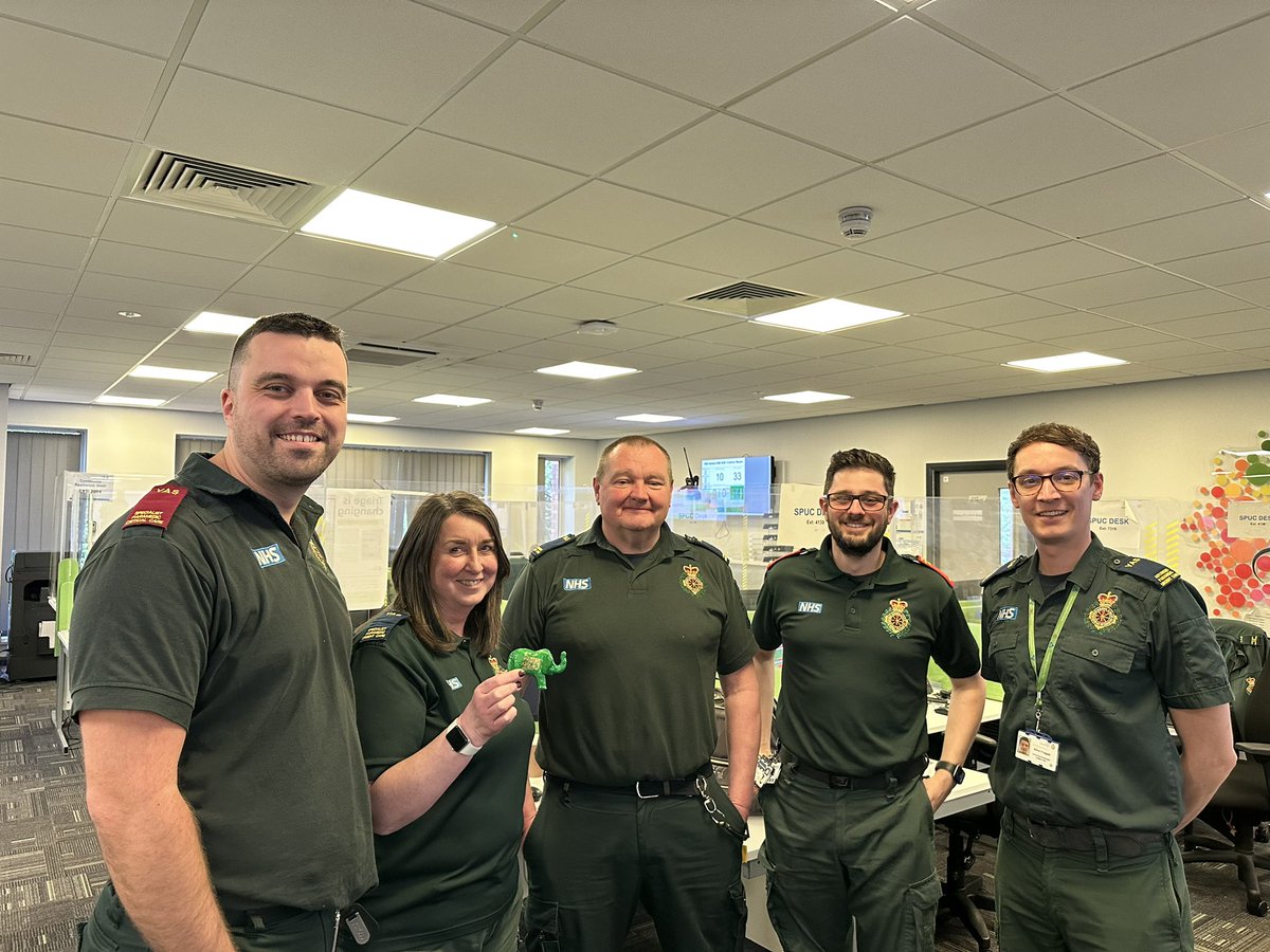 The urgent and critical care teams @YorksAmbulance EOC have been “addressing the elephant in the room” highlighting the importance of patient’s having the opportunity to discuss preferences at the end of life as we approach Dying Matters Week in May #yaseol #dyingmattersweek