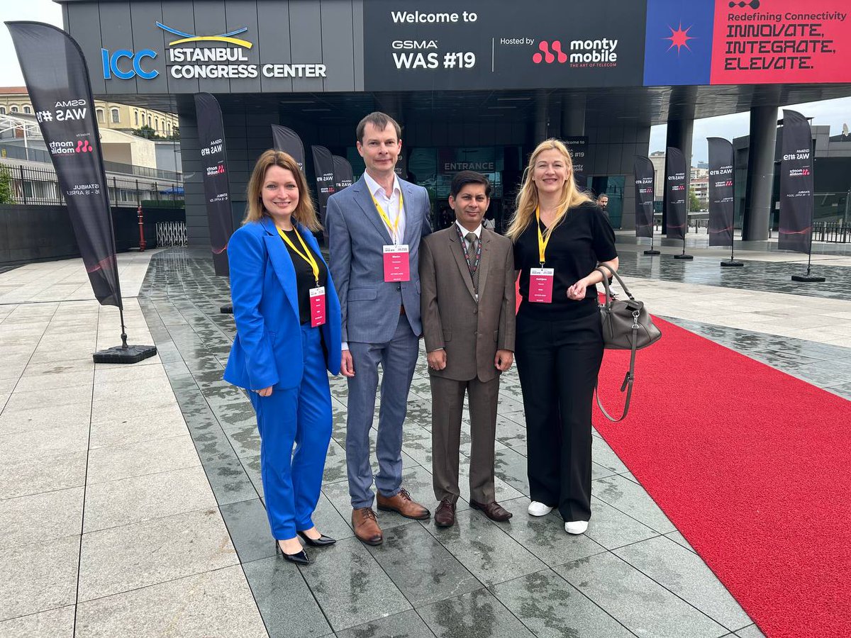 VEONGroup's tweet photo. The VEON Wholesale Services team is in Istanbul for the @GSMA #WAS19 conference!
Looking forward to the potential collaborations that this event promises, as we share insights and discuss latest trends with our partners, clients and the wider industry. https://t.co/Rj22JAYMjR