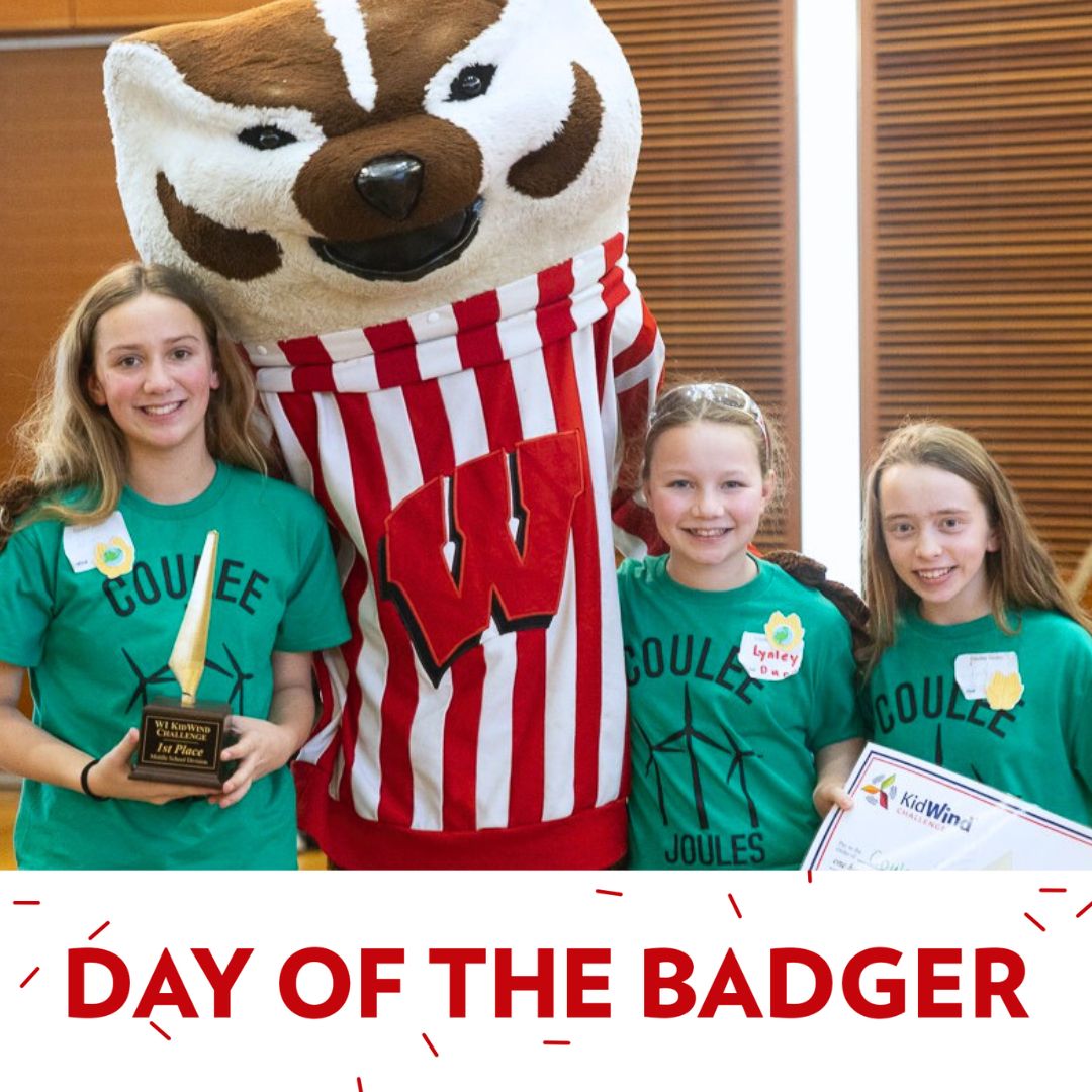 So far we've raised over $2,000 for programs like KidWind, an annual challenge for K-12 students to build wind turbines and solar devices, sparking lifelong passions for renewable energy. Let's keep up the hype! Give to WEI this #DayoftheBadger: buff.ly/4aUvq2L <a href="/WisAlumni/">Wisconsin Alumni</a>