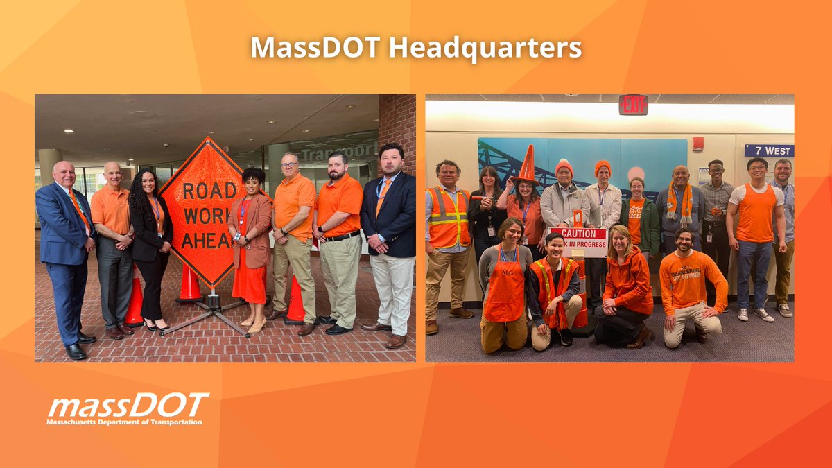 MassDOTSafety's tweet image. More of our MassDOT HQ colleagues going #Orange4Safety! 🦺 

#GoOrangeDay #SafeWorkZonesForAll #NWZAW2024