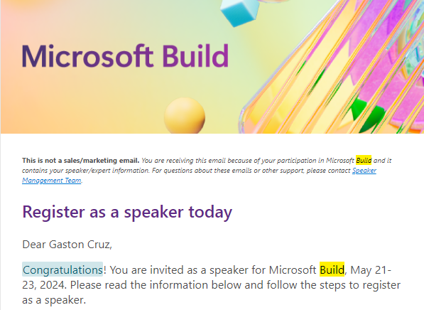 📢Join me at Microsoft Build from May 21st to May 23rd! I'll be taking the stage to share insights on kickstarting your journey with #MicrosoftFabric . Looking forward to engaging conversations and exchanging experiences on #Data and #Copilot at our Ask the Experts
#MVPBuzz