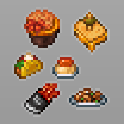 Some food items for Terrafirma