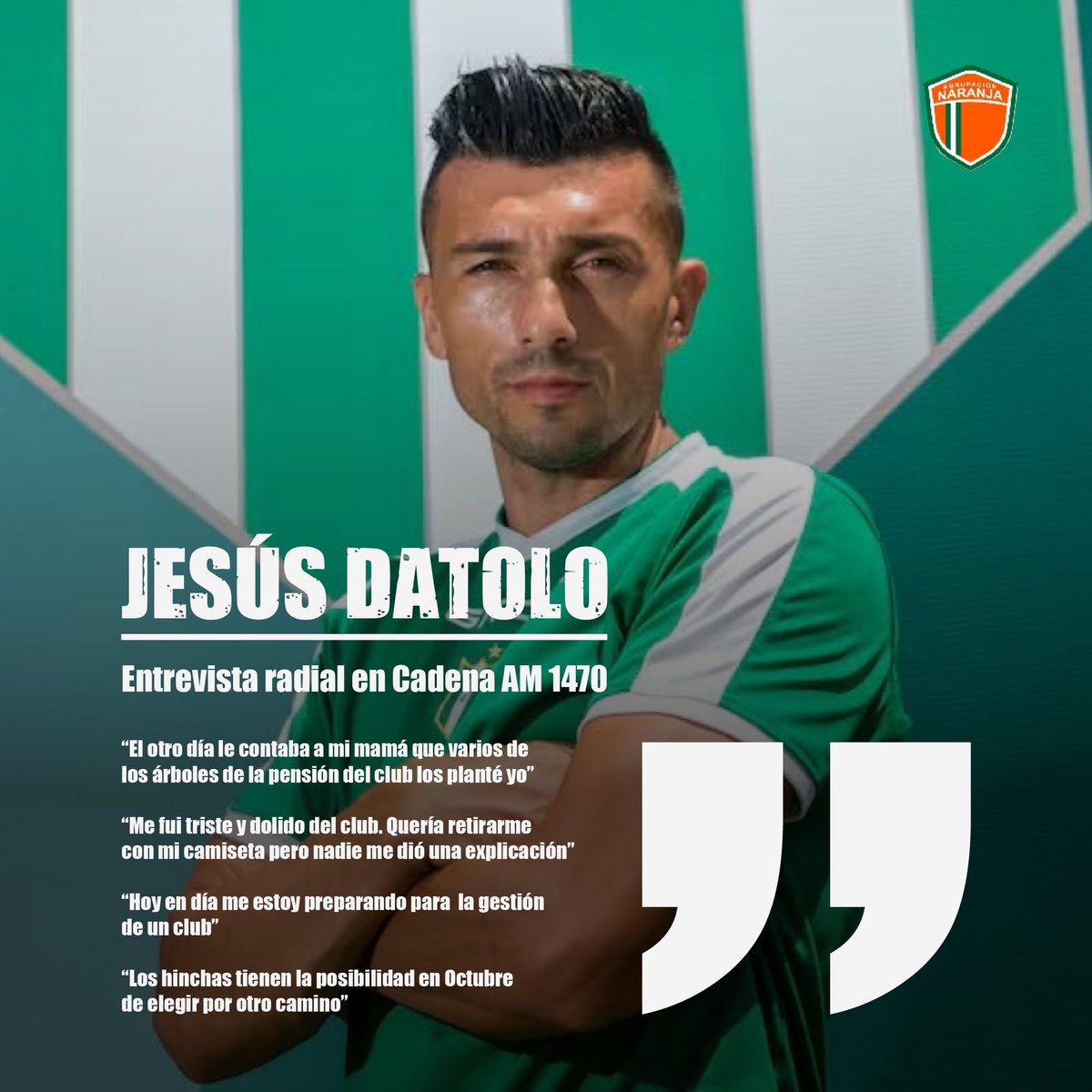 📻🎙️ | <a href="/JDatolo_oficial/">jesus datolo</a> realizó una entrevista en #Cadena1440 donde charló sobre su vida junto a Banfield y su visión sobre el futuro del club.