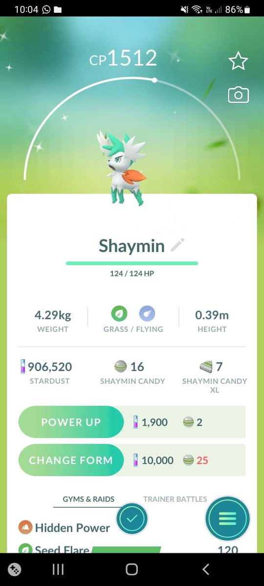 AlUzumaki's tweet image. FINALLY!!!✨🌺
3,000 Years later...🥲🤡🤩😶‍🌫
#MasterResearch #ShinyShaymin
#Shaymin 
#PokemonGo #SinnohTour #PokemonScarletViolet #PokemonDay #PokemonGOTour #ShinyPokemon #PoGo #PokemonGOTour2024 #PokemonGOApp #GoFest2024 #Paldea #Sinnoh