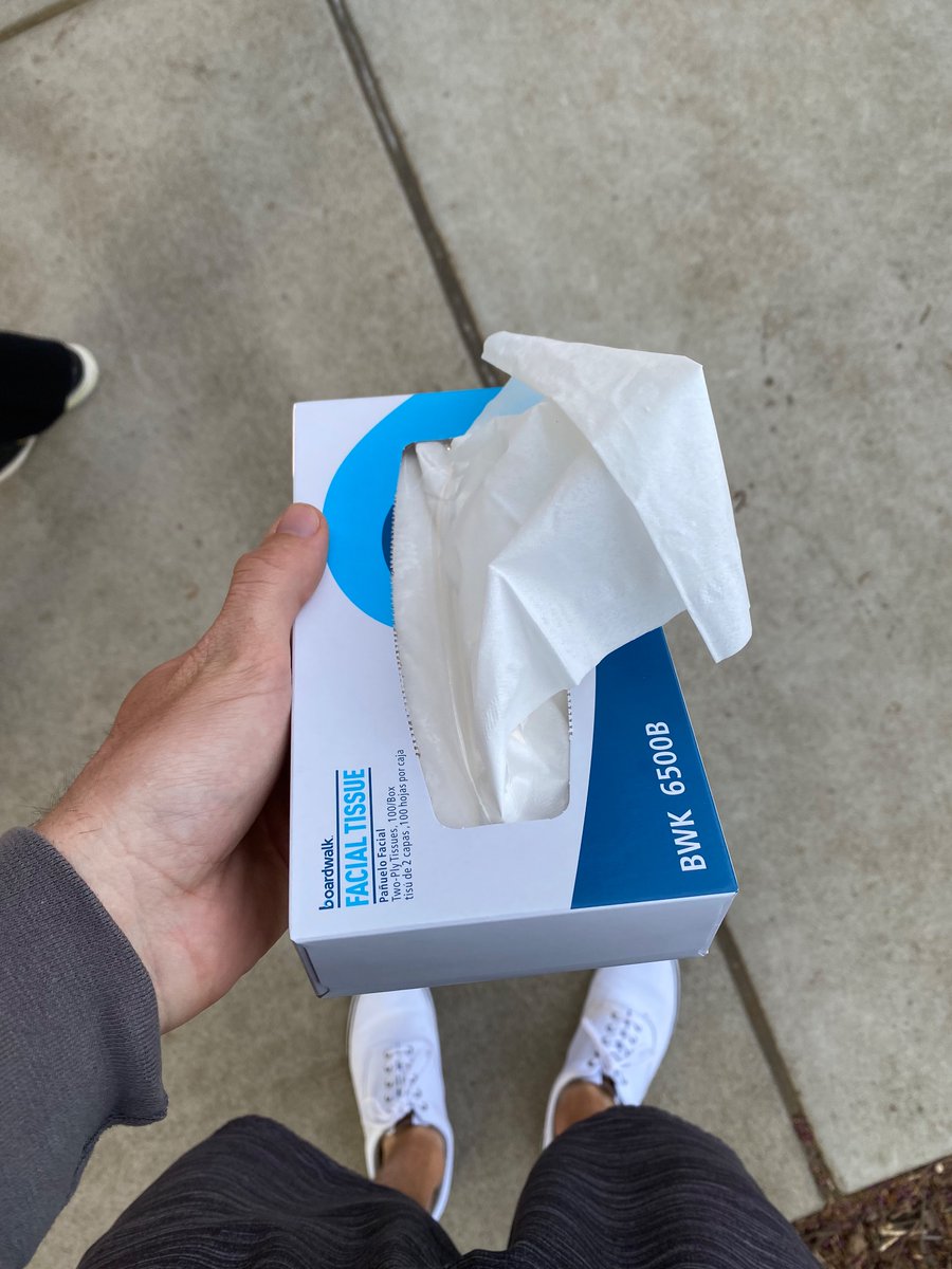 raisingcraigs's tweet photo. I’ve been handing out tissues to all of my @warriors   fan students this morning. Most talked smack yesterday, so they earned it. Light the beam @SacramentoKings https://t.co/NHzSqVQnBV