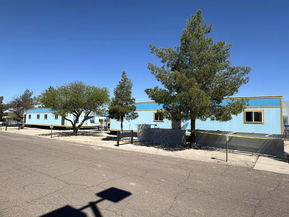 PCCTruckDriver's tweet image. Our new facilities are shaping up. The pavement is mostly-done (one part will be redone due to puddling) and the buildings are awaiting some utilities and such. Getting exciting!! #PimaCCWorkforce