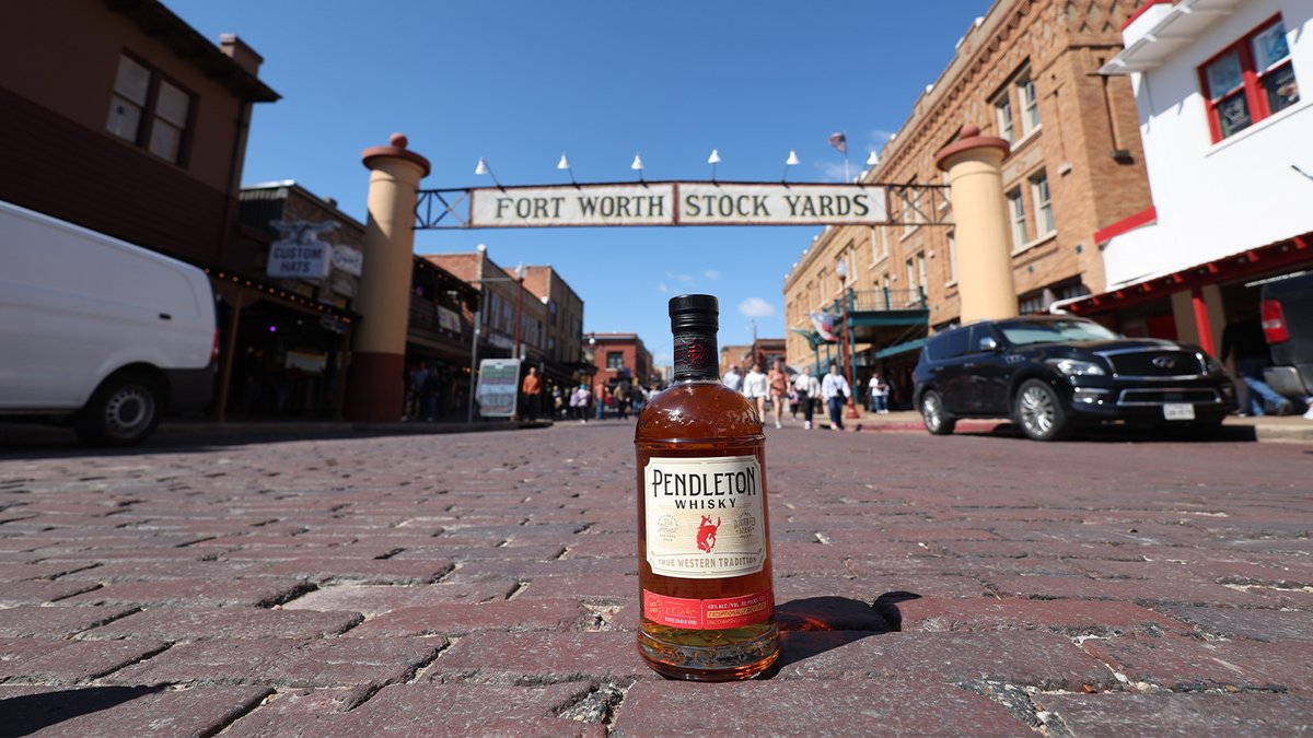 There’s no better place to take in the spirit of the West. #PendletonWhisky is the Official Whisky of the Fort Worth Stockyards. 🥃