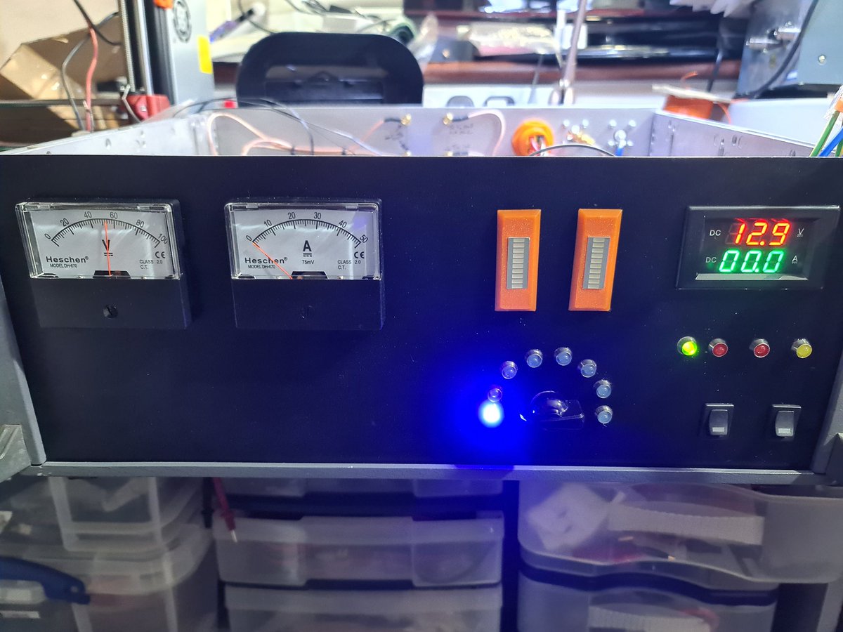 G0DDX's tweet photo. At least the Magic Blue Smoke did not escape on the first application of power. That's a good sign! Still got a lot more to do, but it's a good start. https://t.co/pH7QEp6BJL