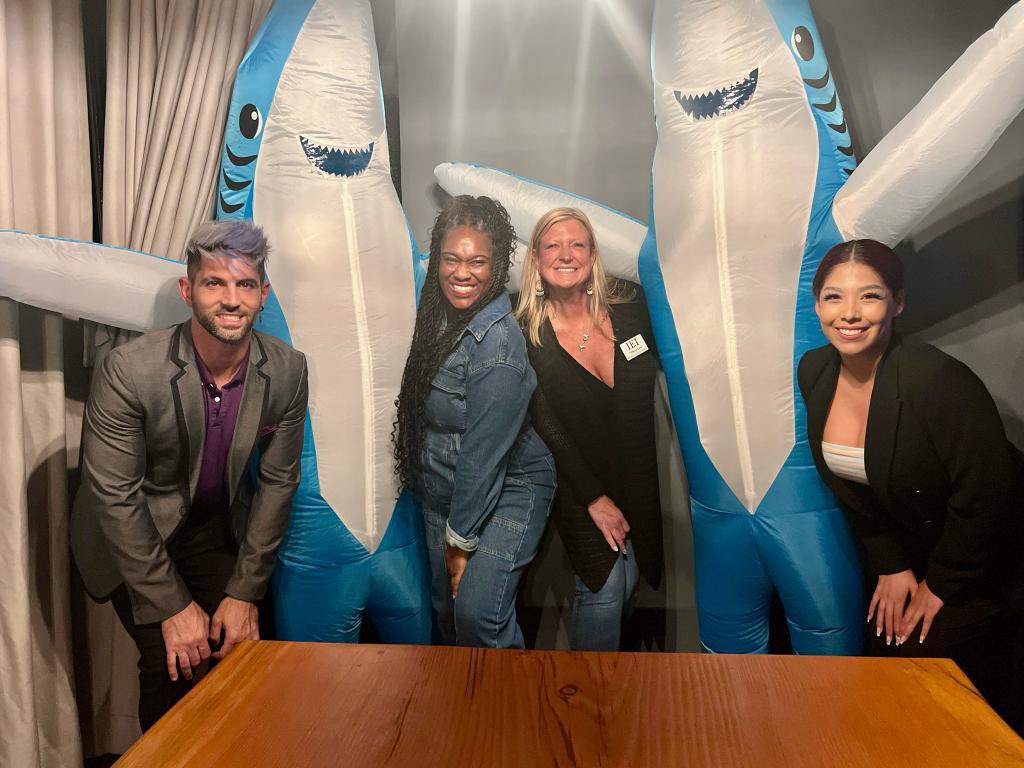 The Street Team of IEI Sharks navigated the waters with Jasmine Cox and Tiffany Law before the Supes Choice Launch Party at NovaSD. Thank you Bollotta Entertainment! #ieifamily