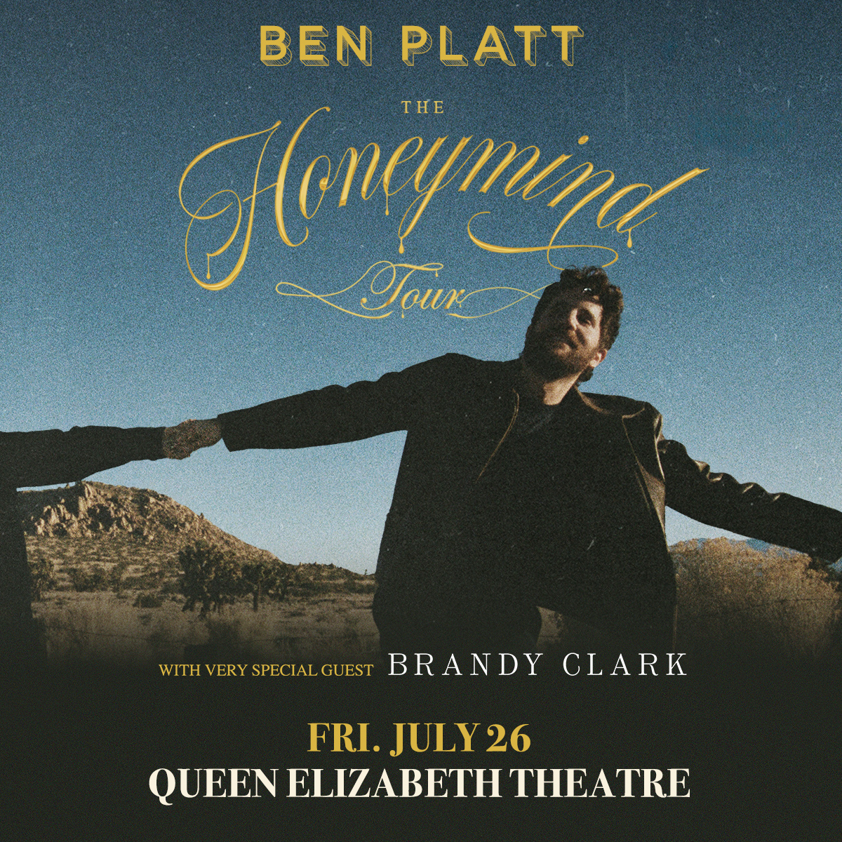 🆕Ben Platt brings The Honeymind Tour to the 🎭Queen Elizabeth Theatre 🗓️Jul 26, 2024. Hurry PRESALE ends tonight at 10pm! PRESALE: APRIL 17 UNTIL 10PM (use code: CHERRY) GENERAL ON SALE: APRIL 18 AT 10AM 🎟Buy tickets at: bit.ly/3TUDERm