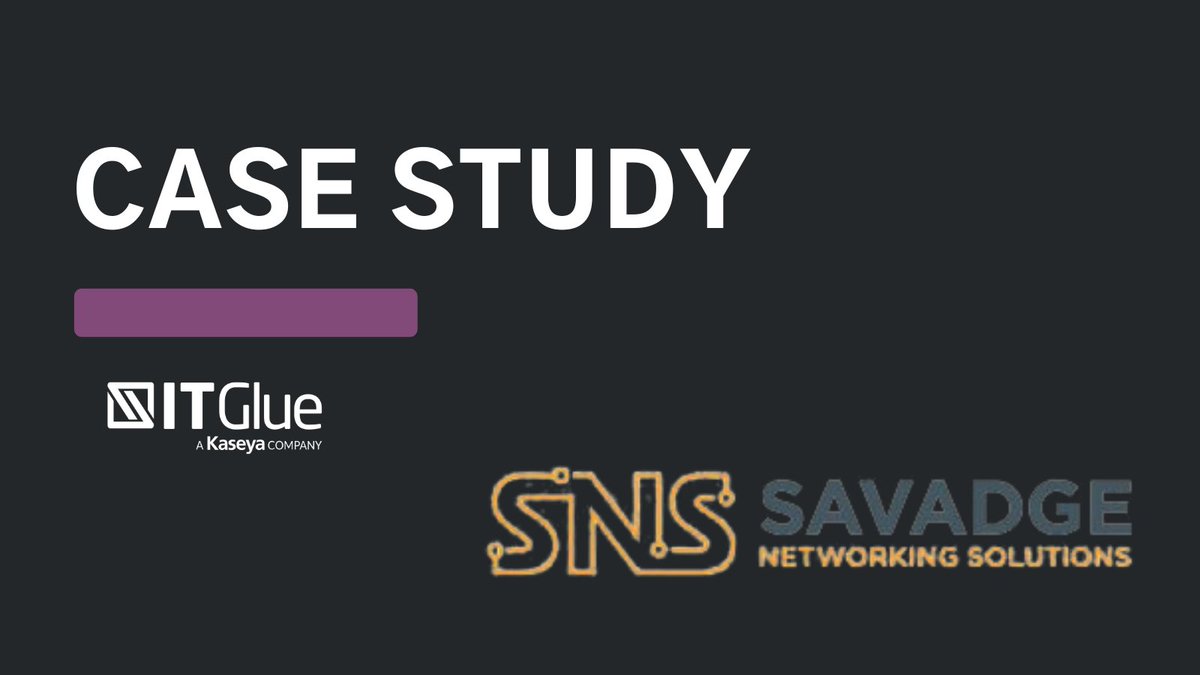 Savadge Networking Solutions is an #MSP that offers enterprise-level IT services to small businesses. Discover how they have leveraged IT Glue solutions to cater to the evolving IT #documentation requirements of its clients. 💯📈 learn more here: bit.ly/3IClDCg