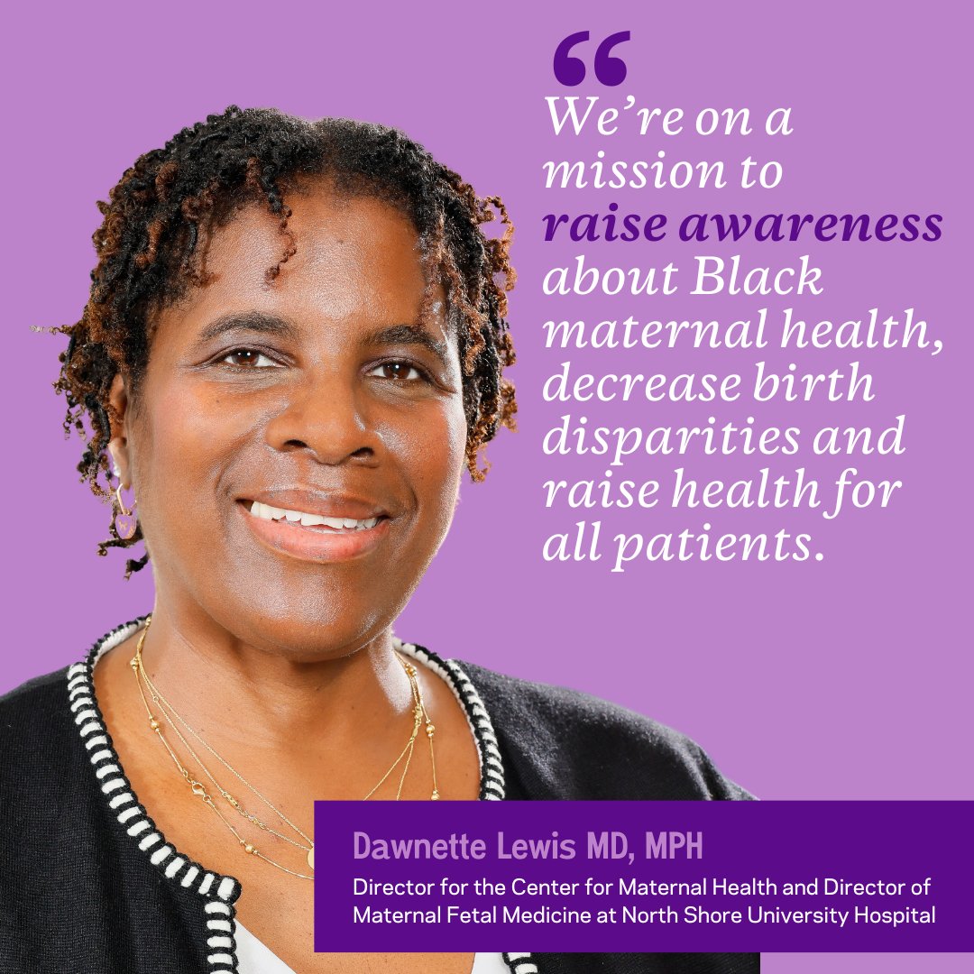 In the US, Black birthing people are 2-3x more likely to die in childbirth from preventable complications compared to white birthing people. For #BlackMaternalHealthWeek, Dawnette Lewis, MD, MPH, explains how @NorthwellHealth is addressing this issue. bit.ly/3MAlu5x