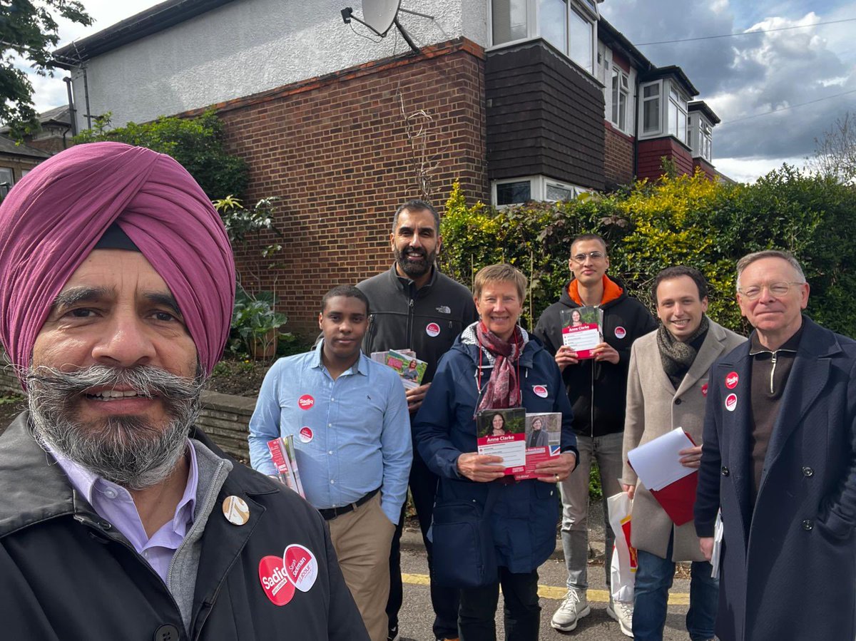 Another great day out on the doorstep in Finchley for @UKLabour @SadiqKhan Not long to go until we have a chance to vote for the future our city deserves #VoteLabour