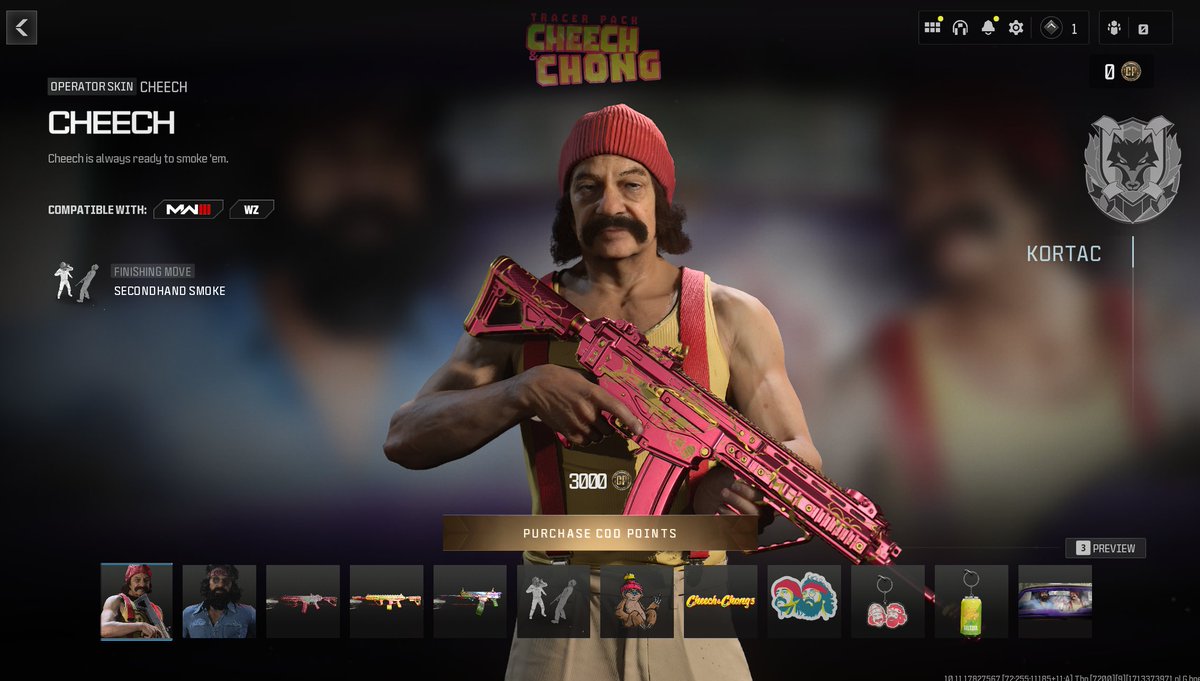 Cheech & Chong bundle is now available in the Call of Duty store. It costs 3000CP. Worth it?