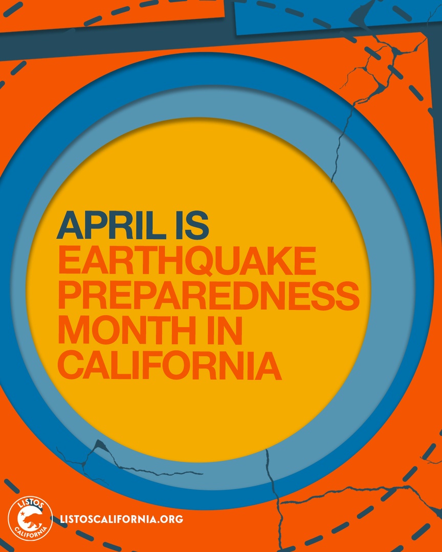 DYK: April is #Earthquake Preparedness Month here in California? CA's Earthquake Early Warning system can give you precious life-saving seconds before you feel shaking. 📲 Set up alerts today at earthquake.ca.gov.