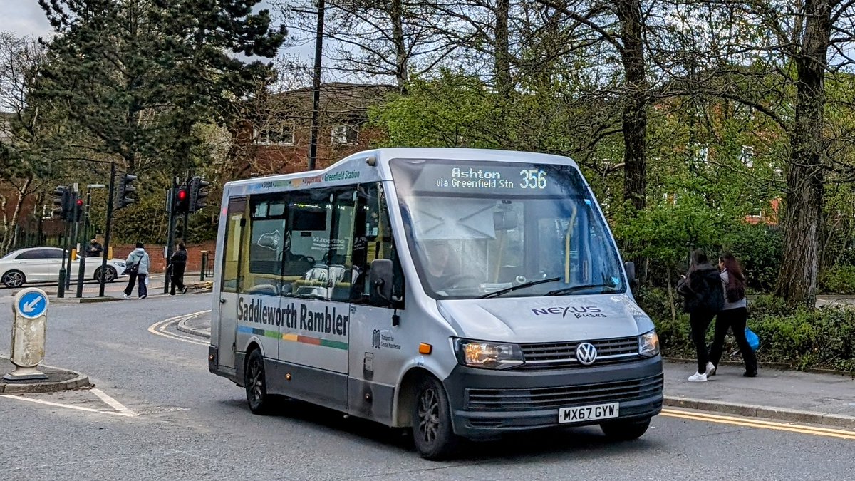 Rambling round Saddleworth..

@nexus_move MX67 GYW in #Oldham Bus Station this afternoon working a 356 service back to #AshtonUnderLyne.