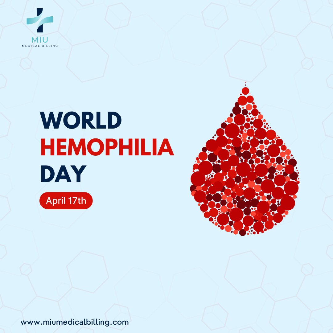 Join MIU medical billing in spreading awareness and acknowledging the strength of individuals living with this rare disease. MIU Medical Billing, Where Every Number Counts.

#WorldHemophiliaDay #billingexperts   #medicalbillingandcoding  #medicalbillingcompany  #USA