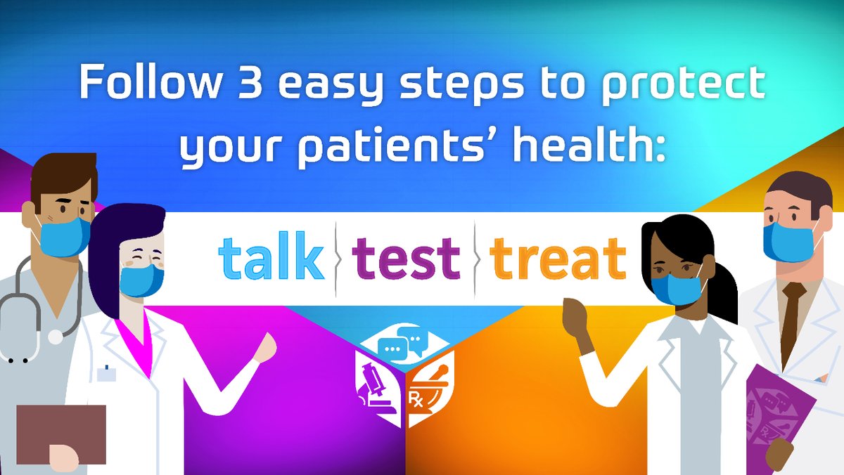 Clinicians: Make #sexualhealth a standard part of your practice with these resources: bit.ly/3sNIiCv #TalkTestTreat #STIweek