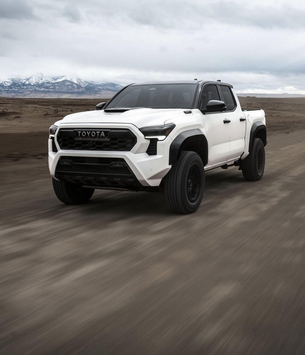 Not one for letting dust settle. #Tacoma #TRD Pro #LetsGoPlaces