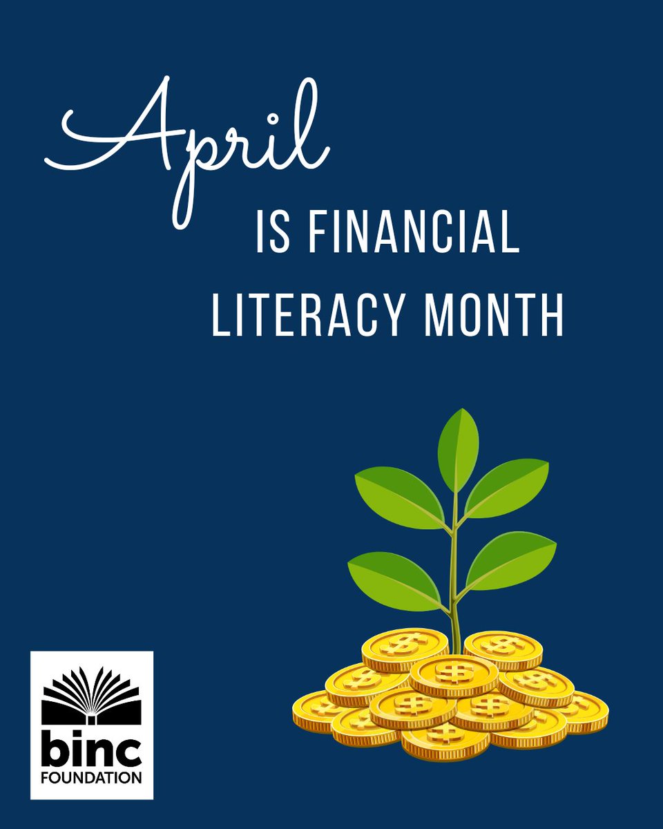 April is financial literacy month. Empower yourself by learning more about budgeting, avoiding financial pitfalls, saving and investing, and more. The 'other resources' section of our website has some good places to start, loom.ly/wcDdJXc #ThinkBinc #financialliteracy