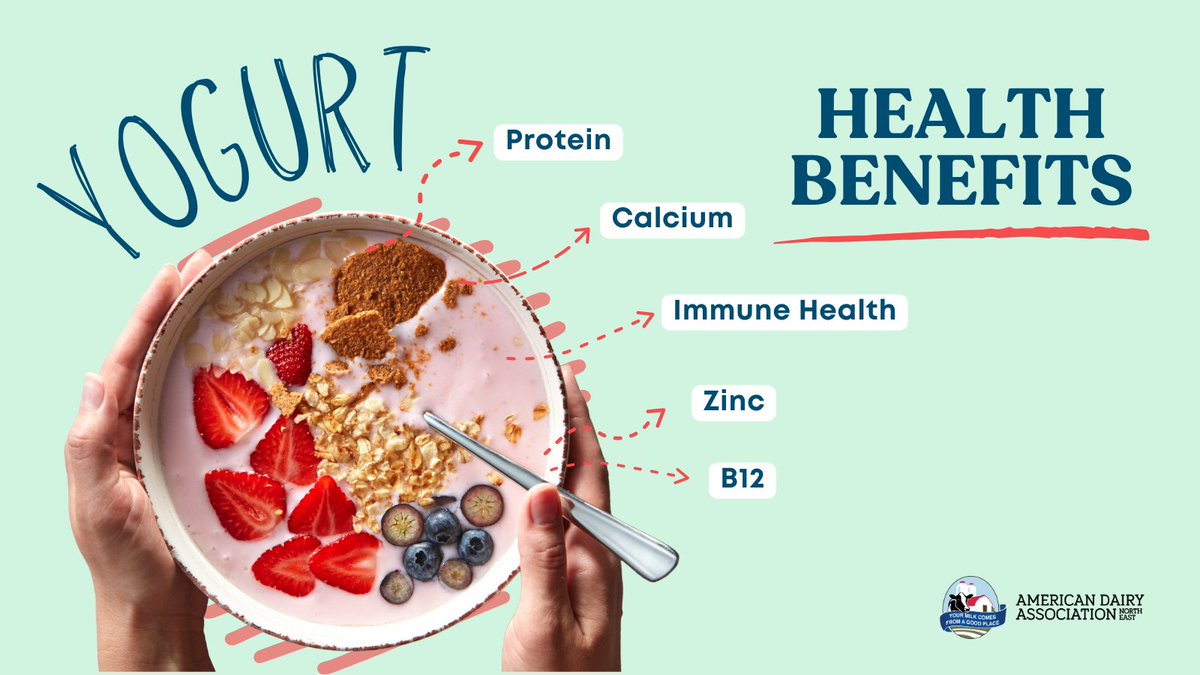 Did you know that yogurt provides key nutrients important throughout various stages of life? ✨ It's packed with high-quality protein, calcium, and potassium. Learn more about yogurt and its origin here: ow.ly/VZ2s50Rior3 #Yogurt #HealthyLiving