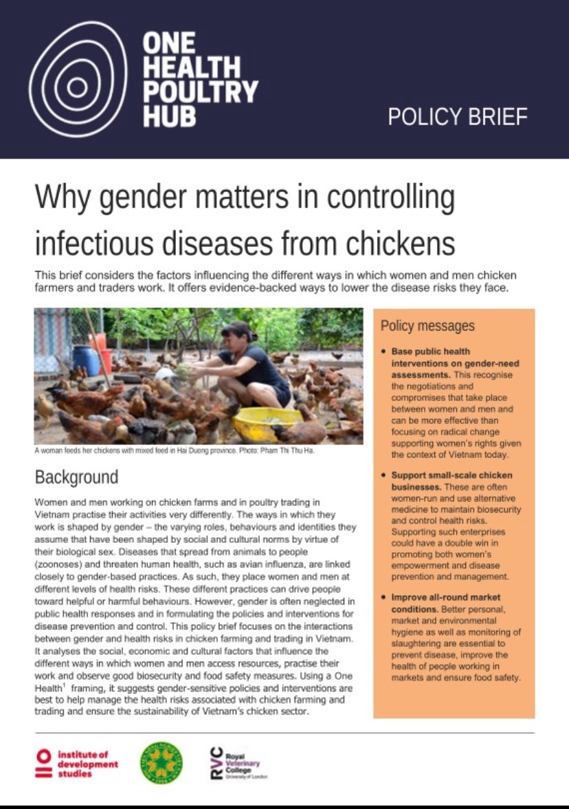 H Paleja (@palejah) on Twitter photo “Promoting Safe and Sustainable Poultry Production: Policy Briefs from the Vietnam Hub Team”
@PoultryHub <a href="/ntdien/">Nguyen Thi Dien</a> <a href="/UKRI_News/">UK Research and Innovation</a> <a href="/GCRF/">Global Challenges Research Fund (GCRF)</a> “Promoting Safe and Sustainable Poultry Production: Policy Briefs from the Vietnam Hub Team”
@PoultryHub <a href="/ntdien/">Nguyen Thi Dien</a> <a href="/UKRI_News/">UK Research and Innovation</a> <a href="/GCRF/">Global Challenges Research Fund (GCRF)</a>