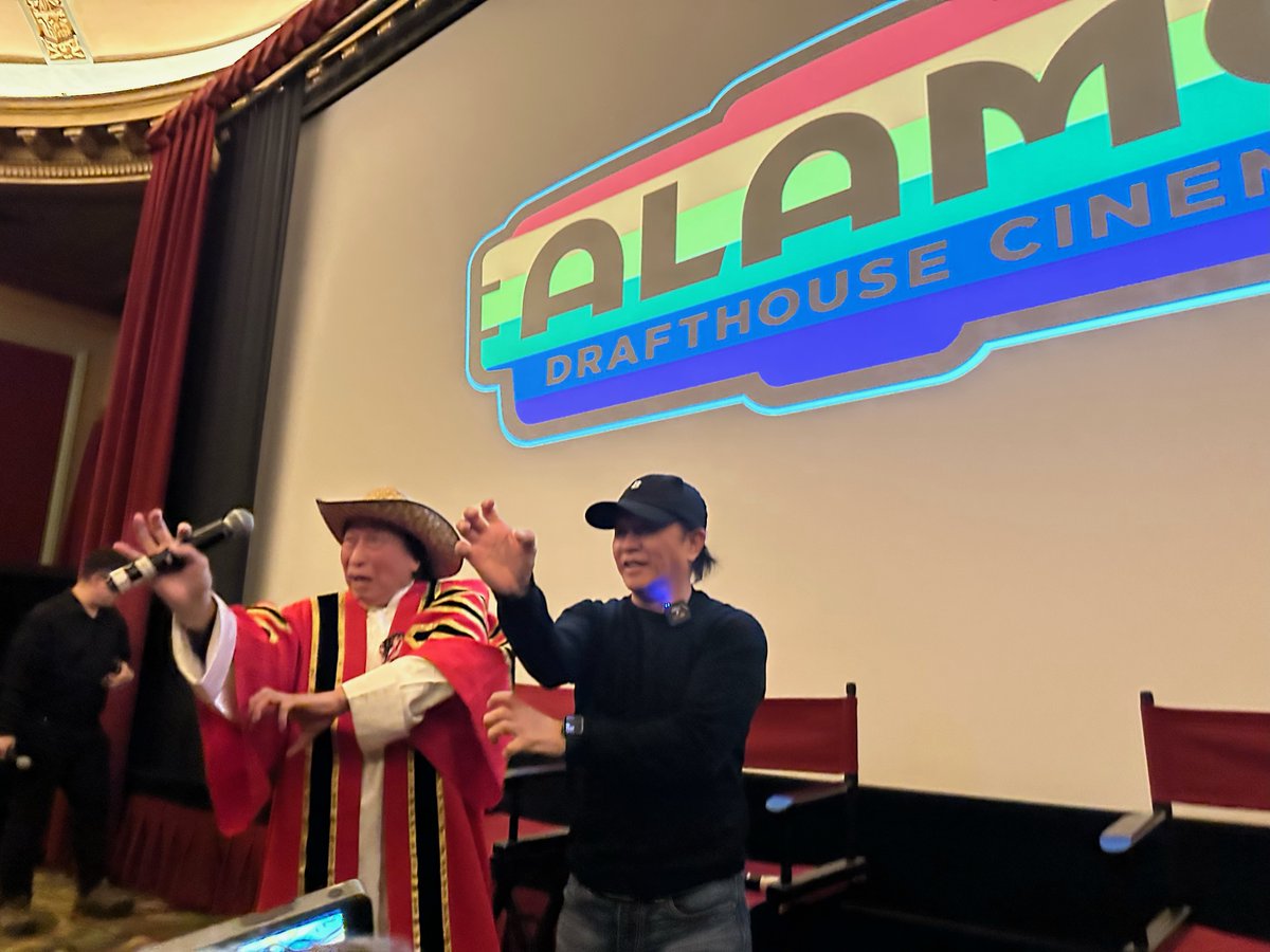 We surprised Bruce Le last night in San Francisco during the ENTER THE CLONES OF BRUCE post screening Q&A with an old colleague he hadn’t seen in over 40 years. Master Chiu Chi Ling, who now lives in the Bay area, costarred in ENTER THE GAME OF DEATH and BRUCE’S FINGERS with Le,