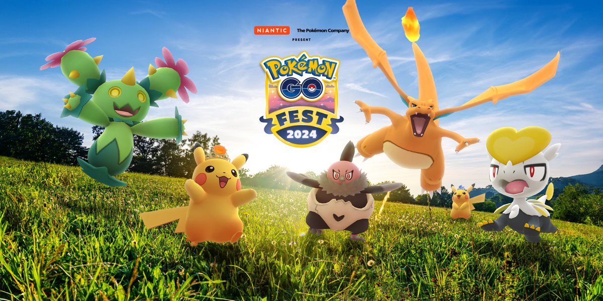 ✨GoFest Global 2024 Giveaway✨

Giving away 3 Global GoFest tickets!

To enter:

1. Follow
2. Like &amp; retweet
3. Tag 2 friends

Winners will be selected at random next Friday, April 26th at 12:00 PM EST!

Best of luck to everyone!

#PokemonGOFest2024 #PokemonGO