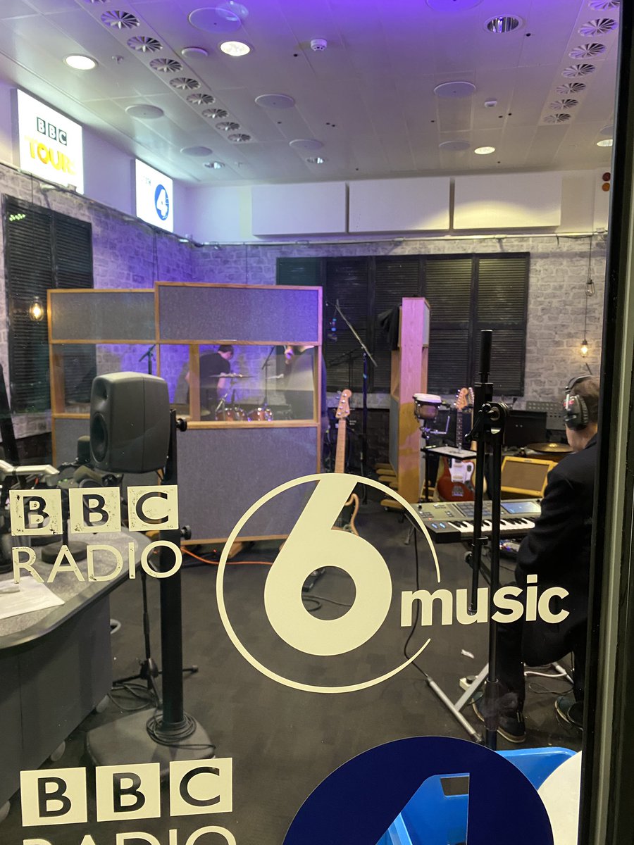 Getting ready for our session with Riley & Co on @BBC6Music. First song at 9.05 and then 3 more at 9.40pm. All songs off the new album #ItAllComesDownToThis