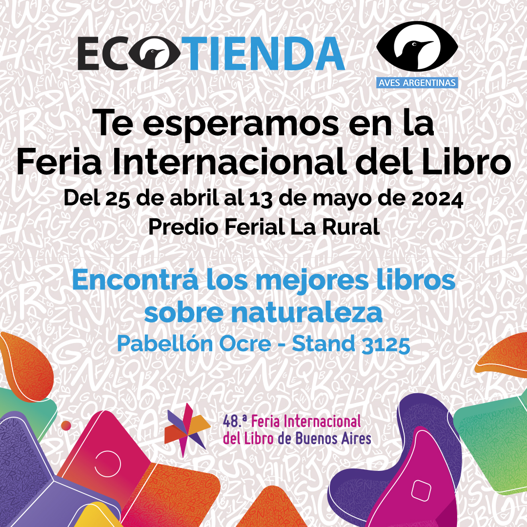 ¡Tenemos grandes noticias! 😎 Estaremos en la #FeriaDelLibro 🐦📚 🔵 Te esperamos junto a la @ecotiendalibrosdenaturaleza a partir del 25 de abril al 13 de mayo en la mayor feria de libros del país 📚 ¿Qué encontrarás en nuestro stand? 😉