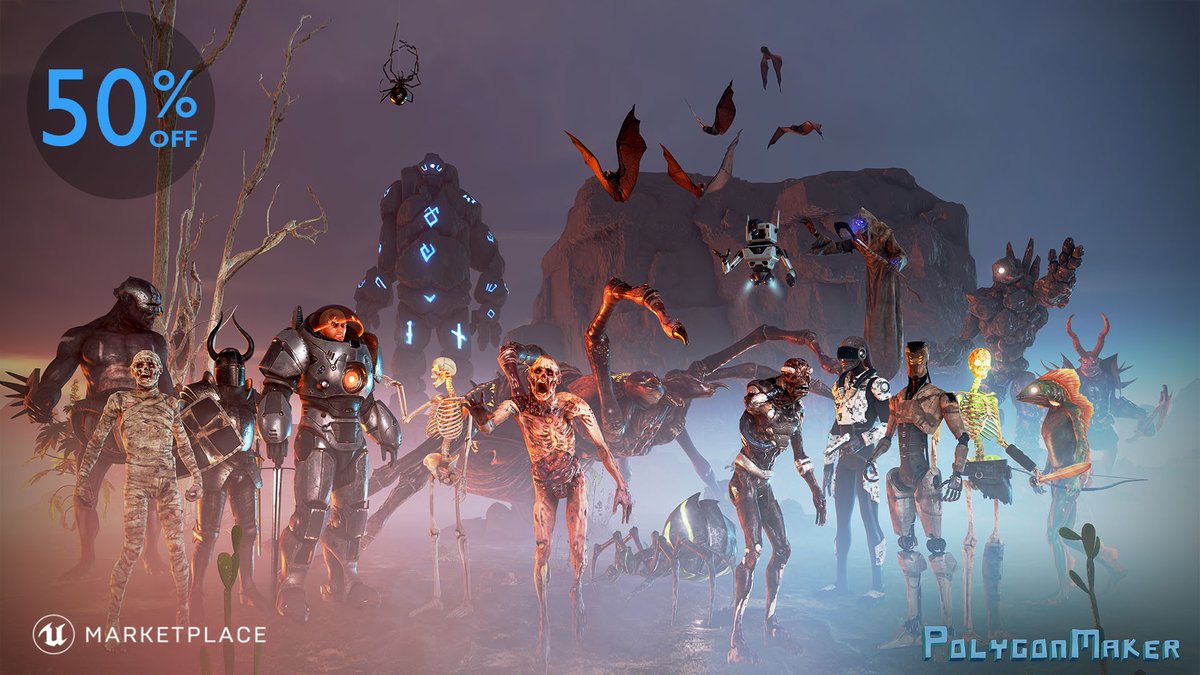 polygonmaker's tweet photo. The Spring Creator Sale @UnrealEngine
Marketplace - 50% OFF all Polygonmaker assets https://t.co/V5vzAPpVAC

#lowpoly #unreal #gamedev #gamedevelopment #gameart #polygonmaker #UnrealEngine https://t.co/jodHBSsFOi