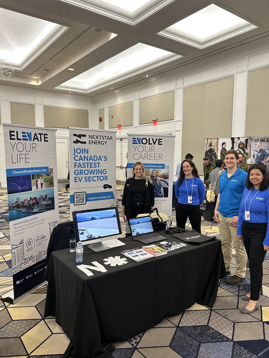 NextStarEnergy's tweet photo. We're proud to be part of the @O_S_P_E Engineering Employment event in #RichmondHill yesterday with
@_InvestWE. 250+ engineers in one place! #EngineersProsper #EngineeringJobs #NextStarEnergy https://t.co/dL9LkvoqNB