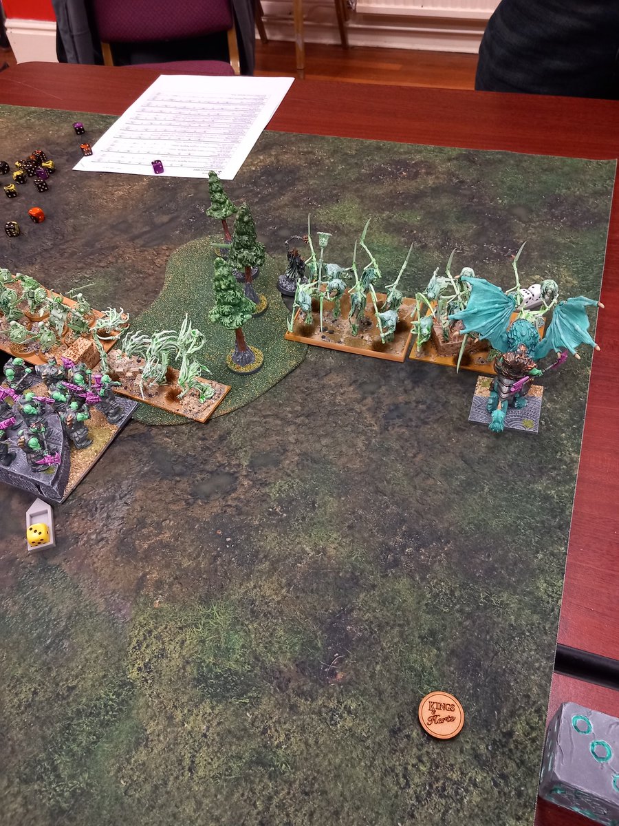 Undead vs rift orks played plunder ended with a turn 6 draw #kingsofwar