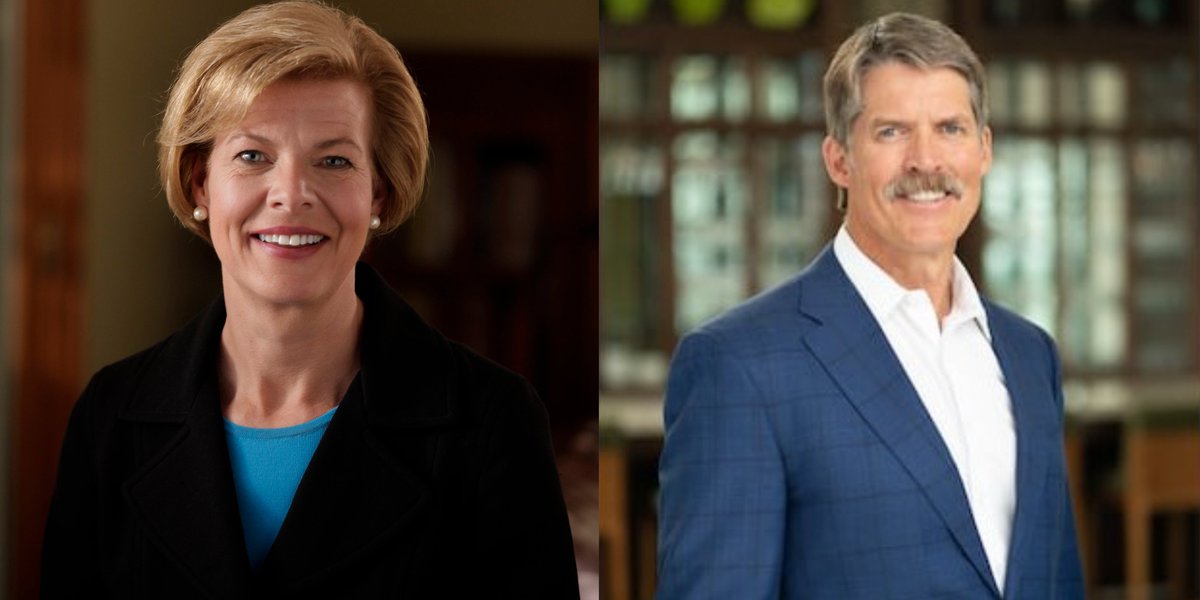 📊 Wisconsin Senate GE: @MULawPoll 🟦 Tammy Baldwin 44% 🟥 Eric Hovde 37% ⬜ Undecided 18% With leans (reg. voters) 🟦 Tammy Baldwin 52% 🟥 Eric Hovde 47% — Likely voters 🟦 Tammy Baldwin 50% 🟥 Eric Hovde 50% — • 538: #3 (3.0/3.0) | 736 LV (±5%) • 814 RV (±4.8%) | 4/3-10