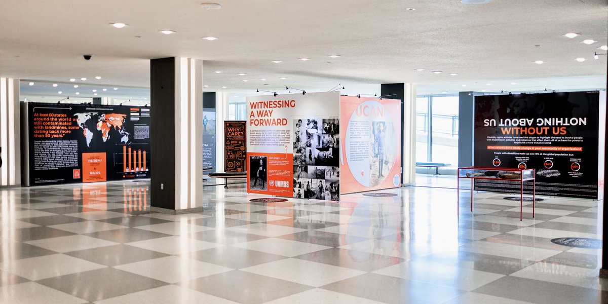 Join us at the Visitor’s Lobby to witness a compelling exhibit organized by the @UNMAS, showcasing the impact and progress of mine action worldwide. 📍 Visitor’s Lobby 📅 On view until 17 May 2024 🔗 Explore the Virtual Exhibit: bit.ly/49nnciq #UNexhibits #VisitUN