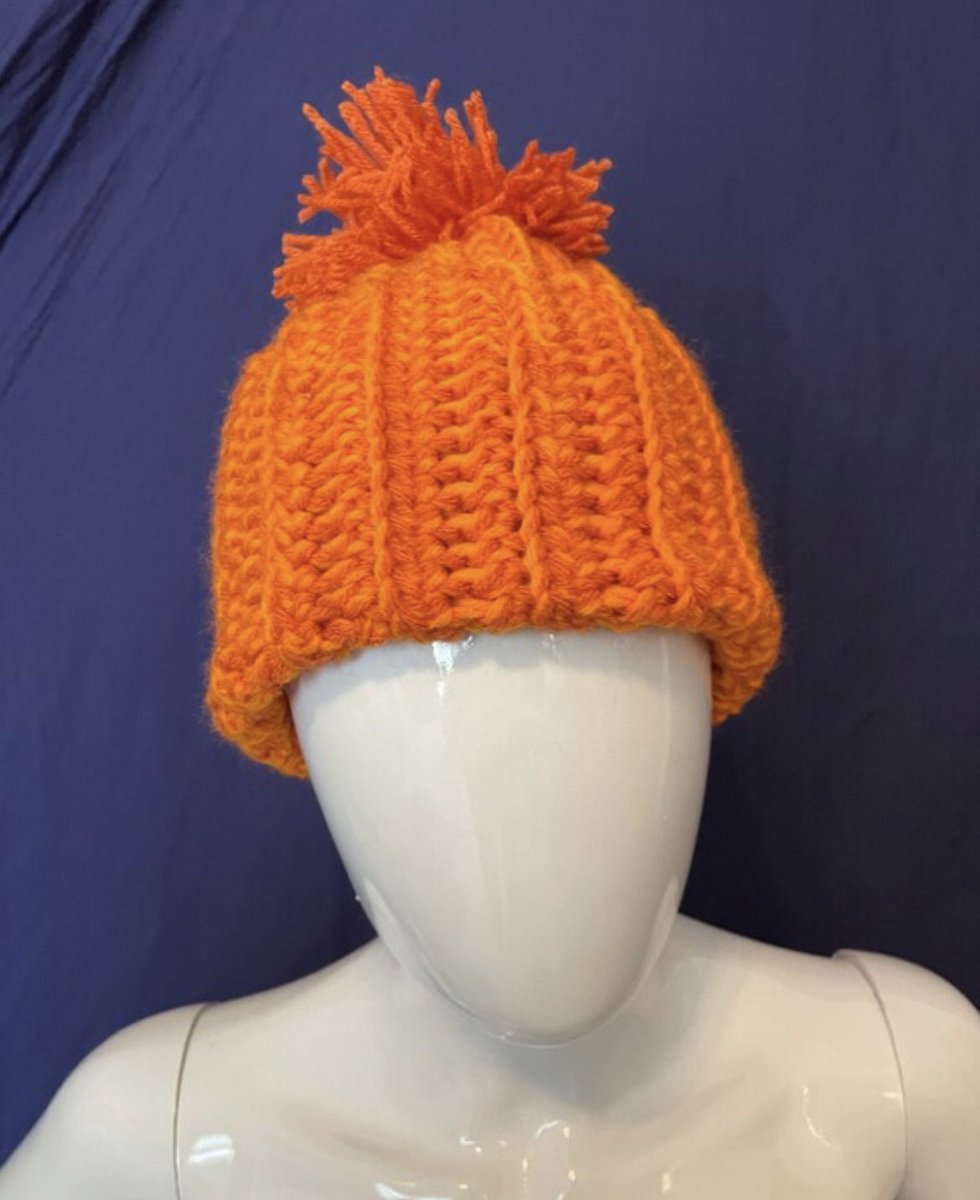 Orange Beanie Hat by MindysPerson etsy.me/455pUHg via @Etsy