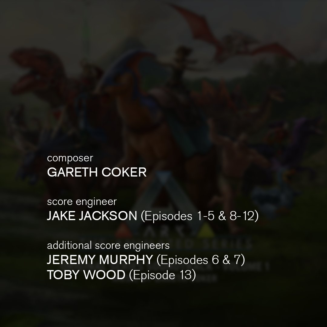 Music from The Island. Volume 1 of the Paramount+ series ‘ARK: The Animated Series’ OST has been released. 🦕 @JakeJackson recorded select episodes of @garethcoker’s score, with additional recording by Jeremy Murphy and @tobywood1. Out now. #AIRstudios #AIRmanagement