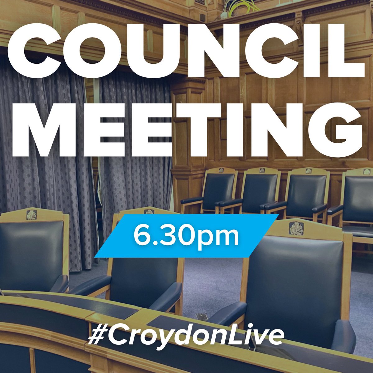 Croydon’s Council Meeting has just begun. I’ll be answering questions from Councillors and setting out my plan to reform Croydon’s planning system. Watch LIVE here 👇 webcasting.croydon.gov.uk