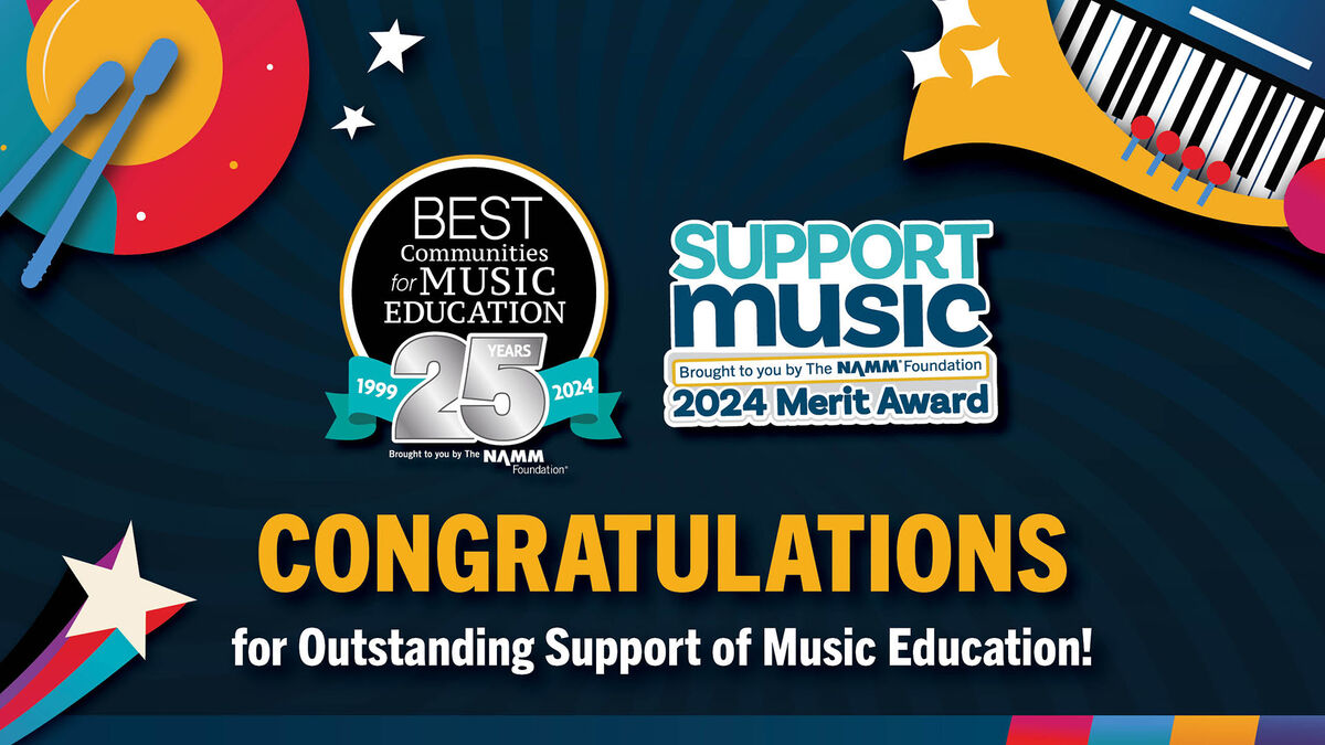 Lexington One's dedication to music education has earned the district the Best Communities for Music Education award from The @NAMMFoundation. Our collective efforts from teachers, administrators, parents, students, and community leaders are instrumental in making music part of