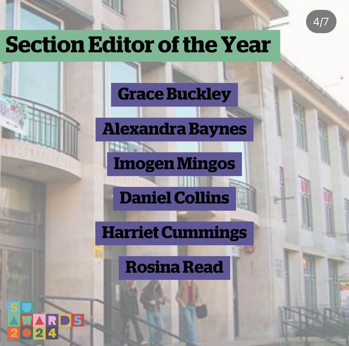 lexiebayness's tweet photo. Very happy to be shortlisted for Section Editor of the Year, Best Interview, and Outstanding Commitment at The Mancunion, and Best Talk Show at Fuse FM! Looking forward to celebrating everyone’s work across Manchester Media Group at the awards night 🧚🏻‍♂️ https://t.co/OomIgaUP5l