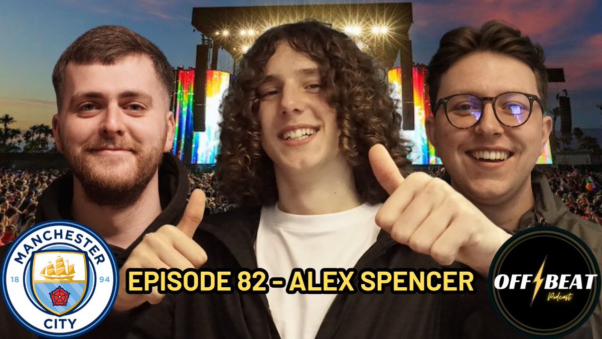 Episode 82 is here with @alexspencerUK Alex tells us stories from his music career so far, highlighting playing for the Manchester City Squad in 2022. He has also supported huge artists like Louis Dunford, Miles Kane and Jamie Webster. youtu.be/FEXEmDiMhPA?si…