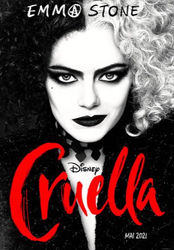 📺 A voir ou à revoir, sur 6Ter ce soir, Cruella avec Emma Stone. #film